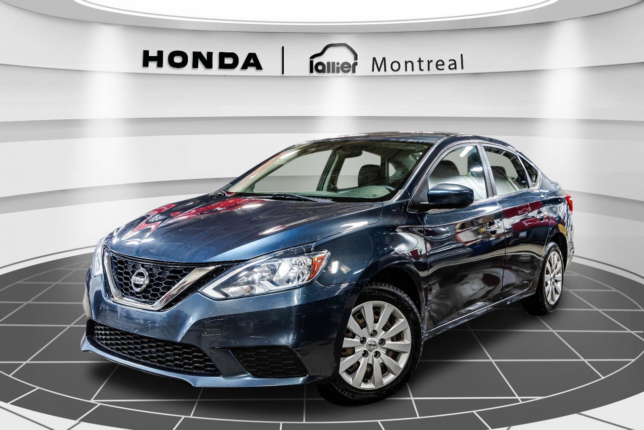 Gray (Graphite Blue Metallic) 2017 Nissan Sentra Sedan Front-Wheel Drive Automatic