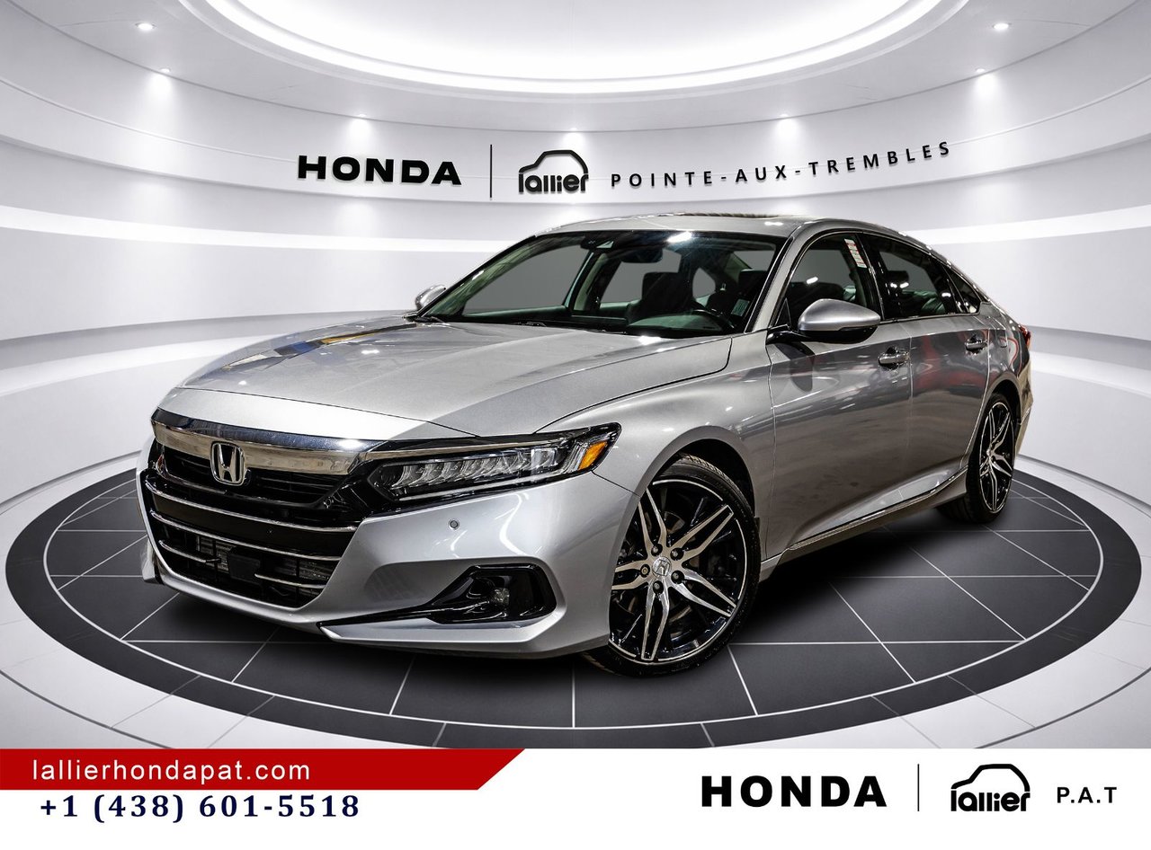 Lunar Silver Metallic 2021 Honda Accord Sedan Front-Wheel Drive Continuously Variable Transmission