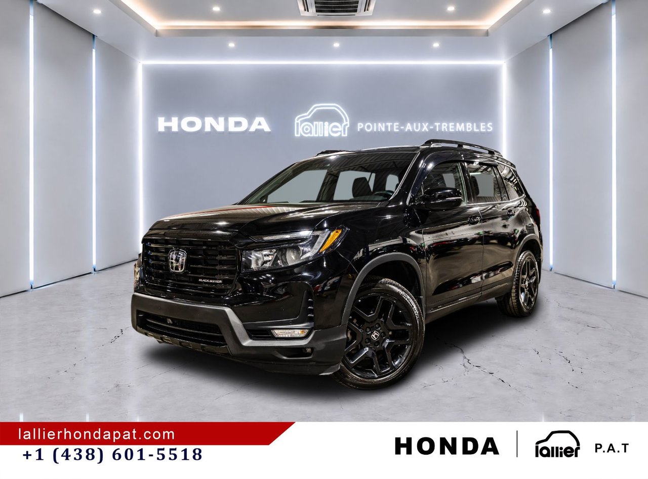 Crystal Black Pearl 2024 Honda Passport SUV / Crossover All-Wheel Drive Automatic