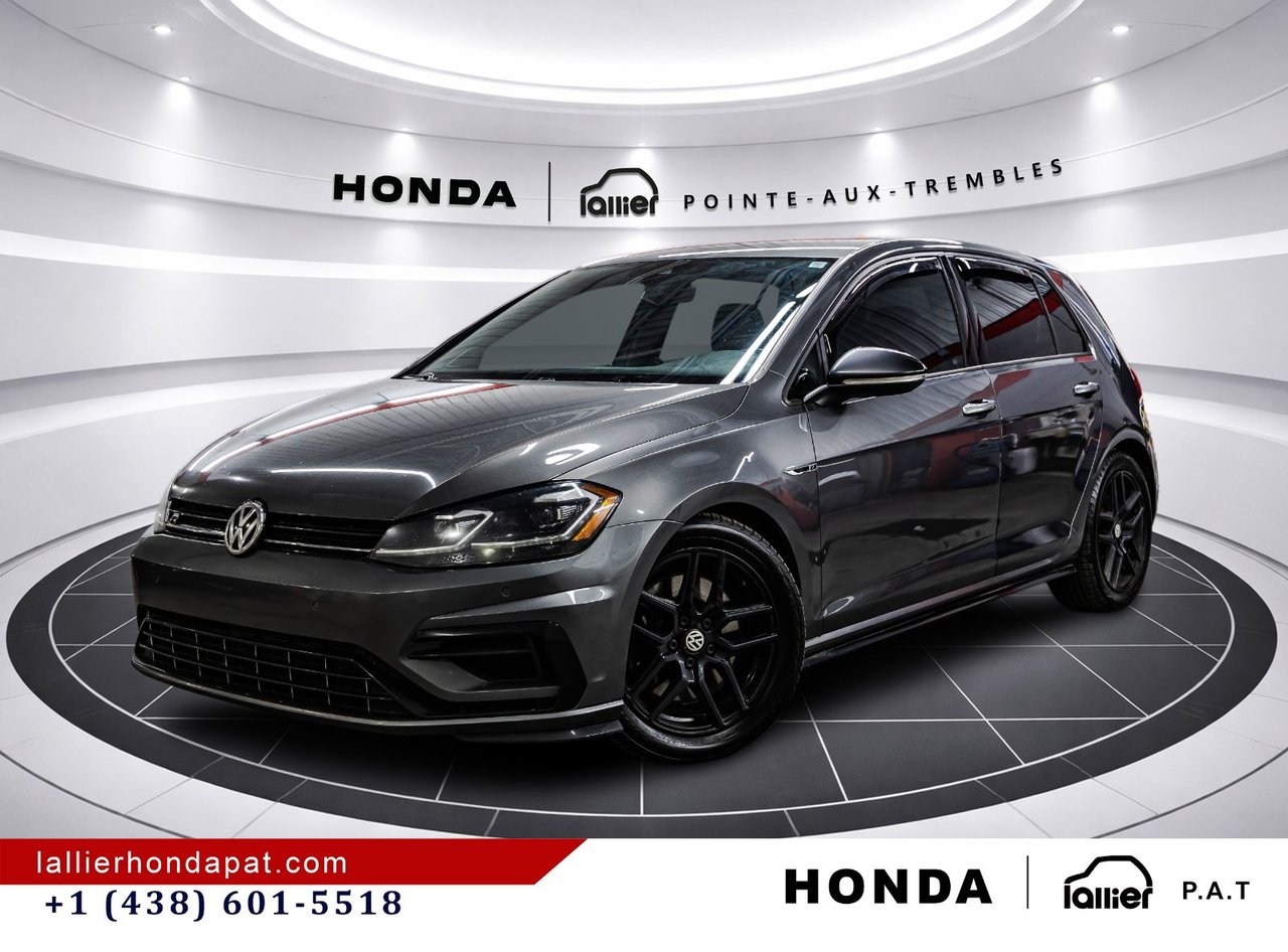Dust Gray 2019 Volkswagen Golf R Hatchback All-Wheel Drive Manual