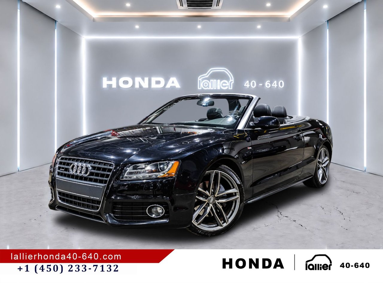  2011 Audi A5 2.0T quattro Premium Cabriolet AWD   