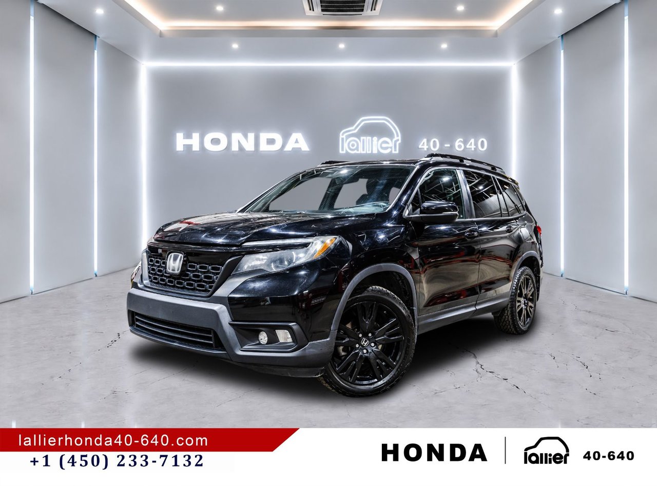 Crystal Black Pearl 2019 Honda Passport SUV / Crossover All-Wheel Drive Automatic