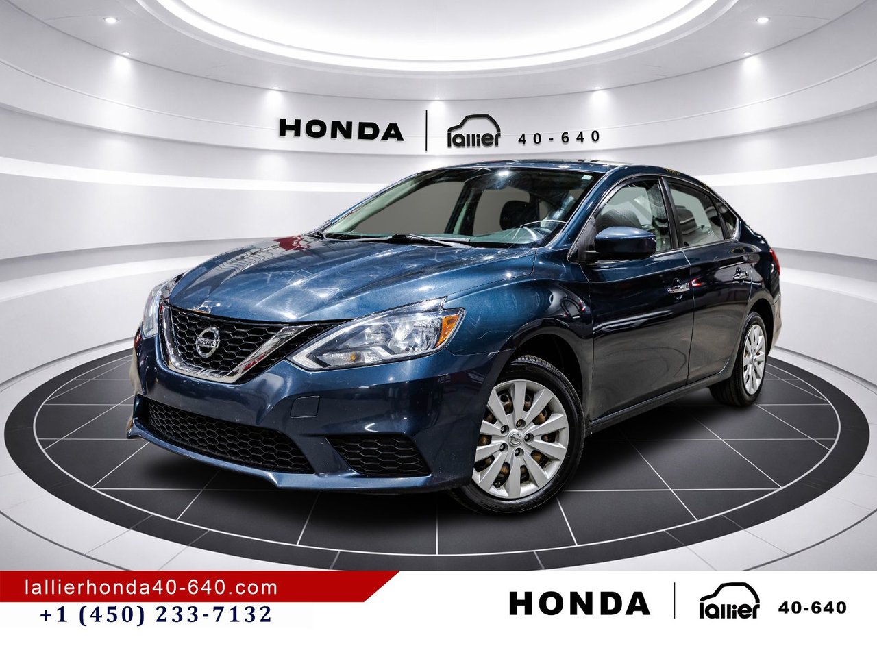 Gray (Graphite Blue Metallic) 2017 Nissan Sentra Sedan Front-Wheel Drive Automatic
