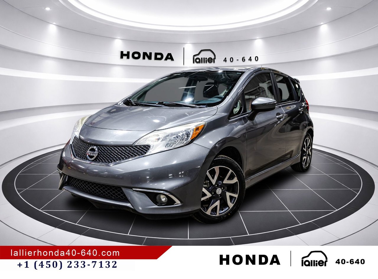 Gray (Gun Metallic) 2016 Nissan Versa Note Hatchback Front-Wheel Drive Automatic