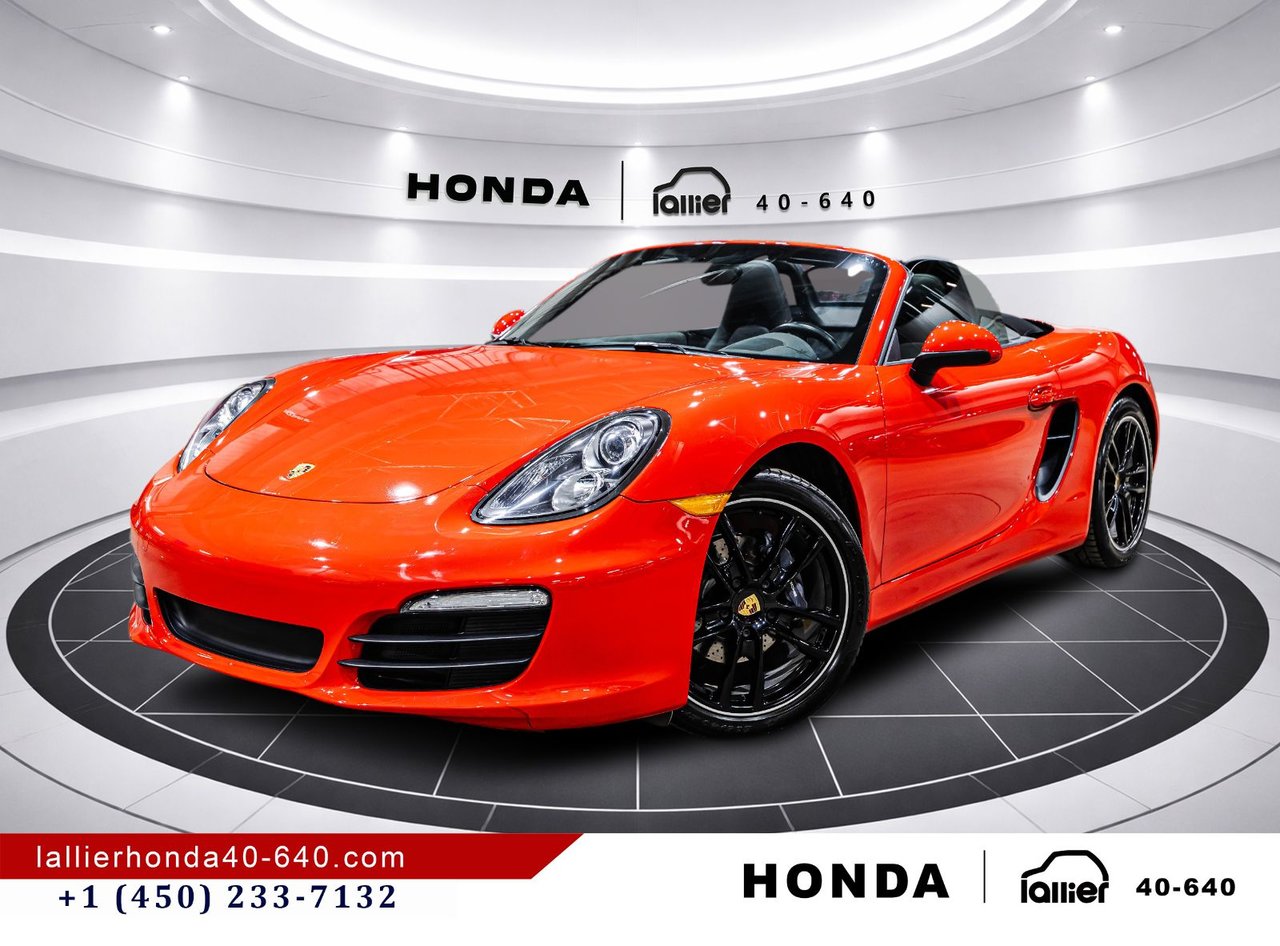 Red 2016 Porsche Boxster Convertible Rear-Wheel Drive Manual