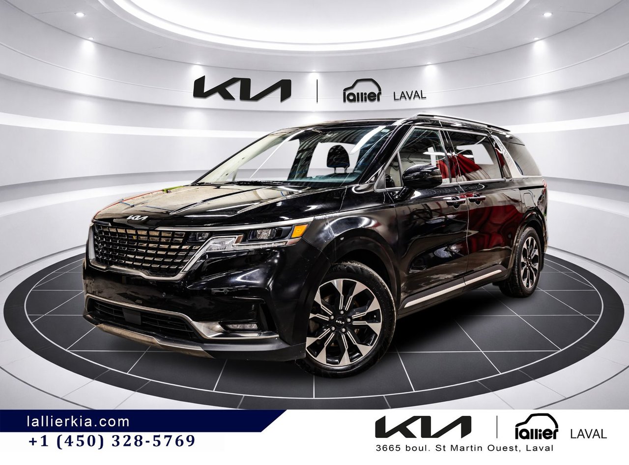 Aurora Black 2024 Kia Carnival Minivan Front-Wheel Drive Automatic