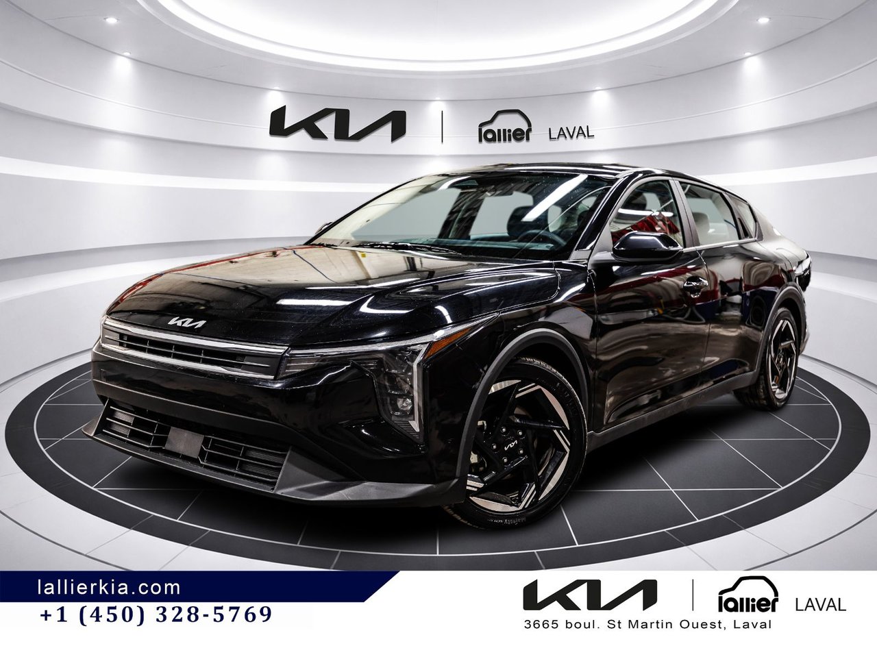 Black 2025 Kia K4 EX FWD Sedan Front-Wheel Drive Automatic