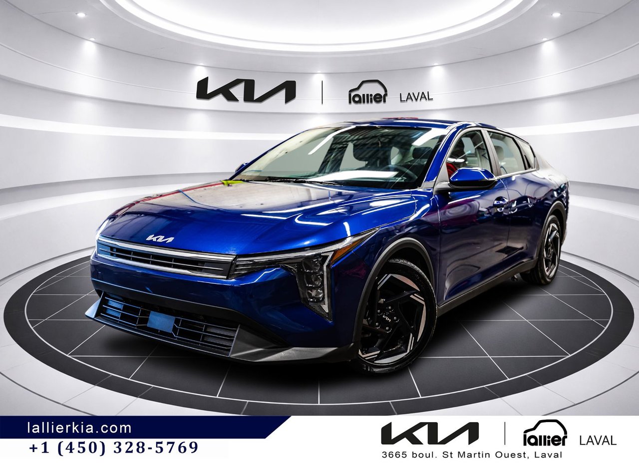 Blue 2025 Kia K4 Sedan Front-Wheel Drive Automatic