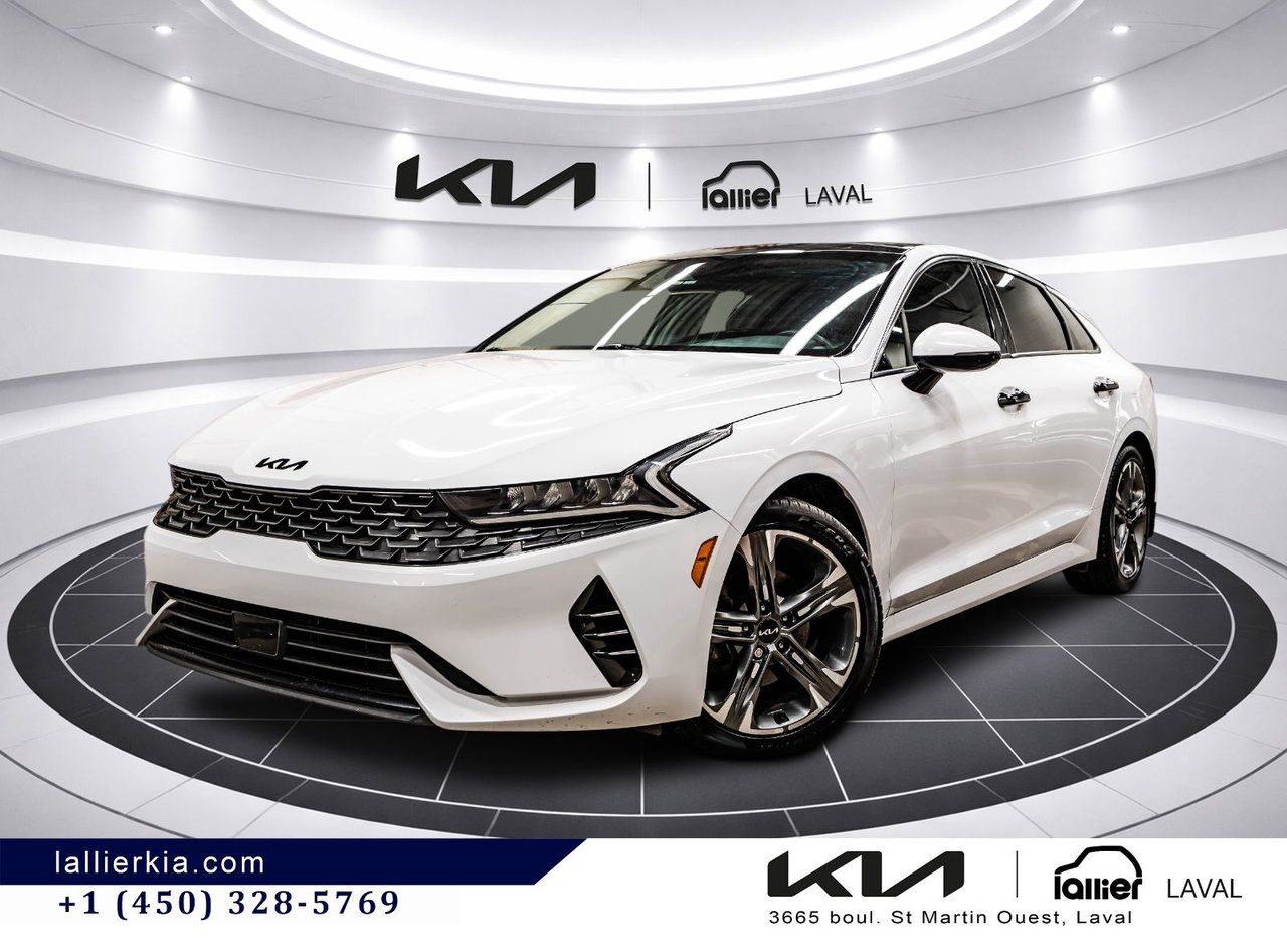 White 2023 Kia K5 EX FWD Sedan Front-Wheel Drive Automatic