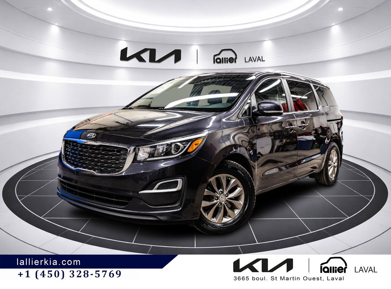 Gray 2019 Kia Sedona Minivan Front-Wheel Drive Automatic