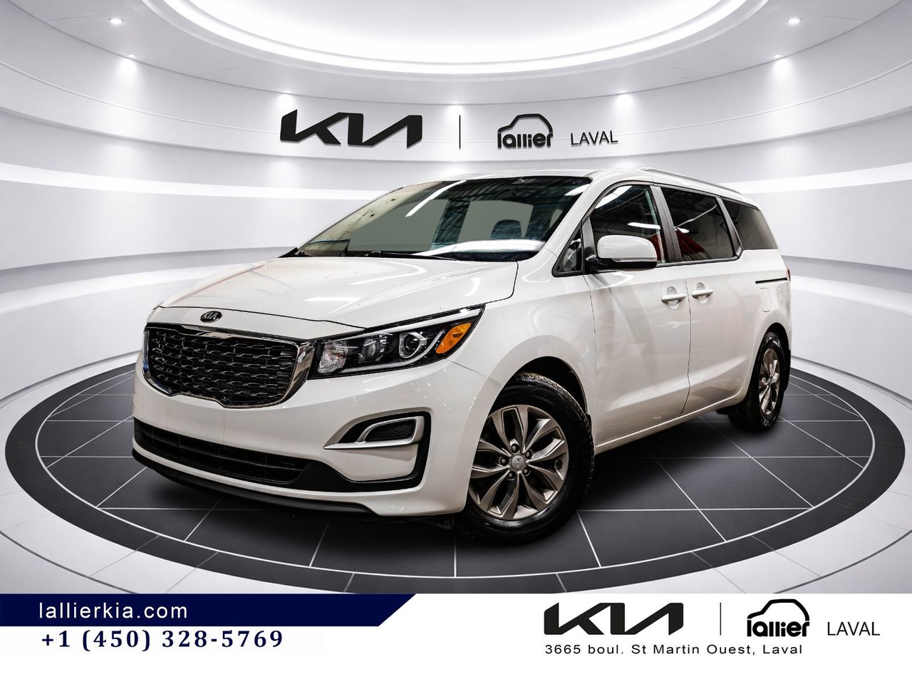 Snow White Pearl 2020 Kia Sedona Minivan Front-Wheel Drive Automatic