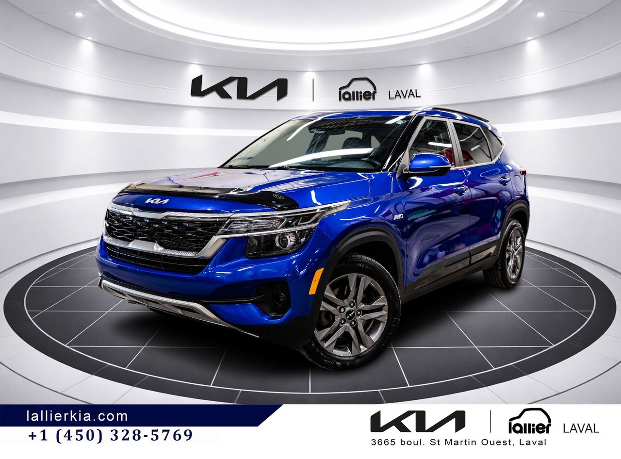 Blue 2023 Kia Seltos SUV / Crossover All-Wheel Drive Automatic