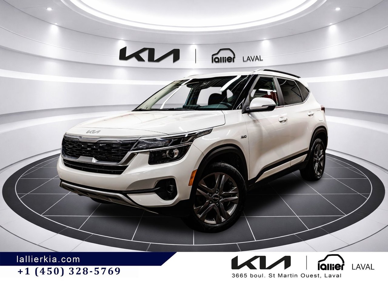 White 2023 Kia Seltos SUV / Crossover All-Wheel Drive Automatic