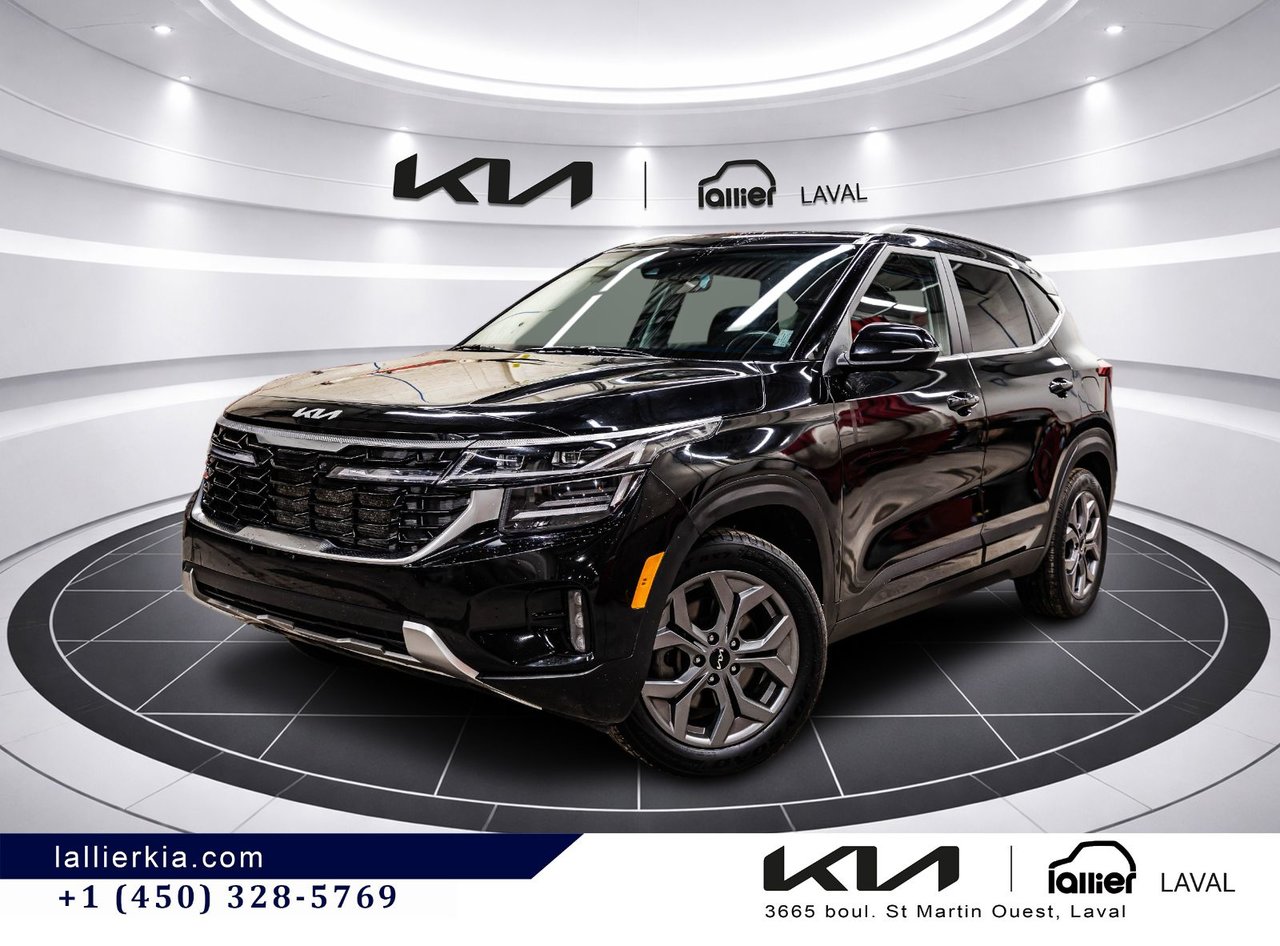 Black 2024 Kia Seltos SUV / Crossover All-Wheel Drive Continuously Variable Transmission