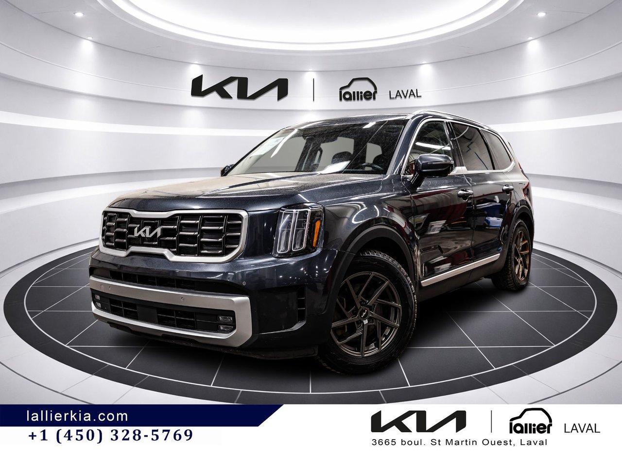 Gray (Gravity Grey) 2023 Kia Telluride SUV / Crossover Automatic