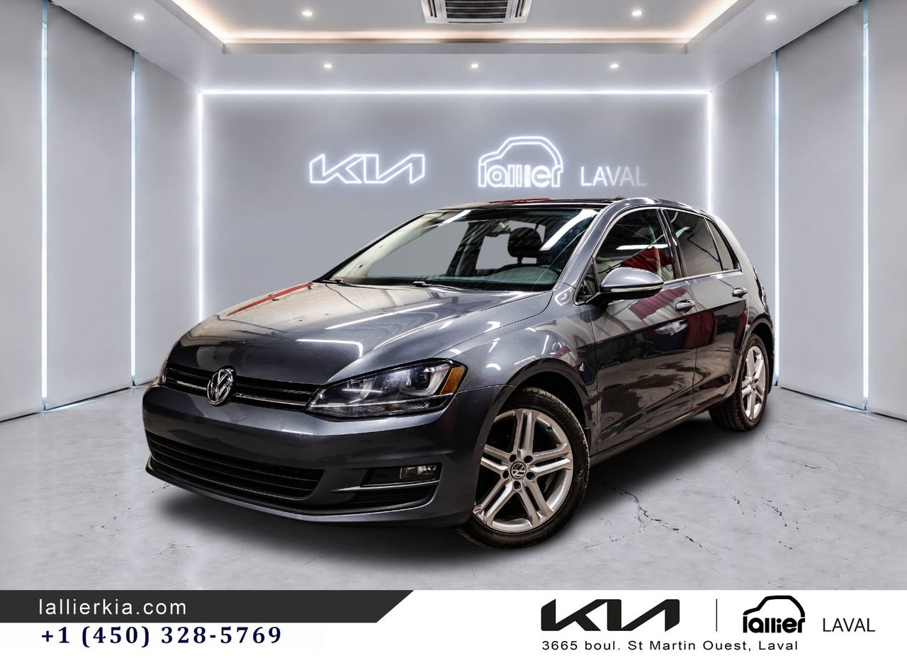Gray (Platinum Grey Metallic) 2016 Volkswagen Golf Hatchback  Manual