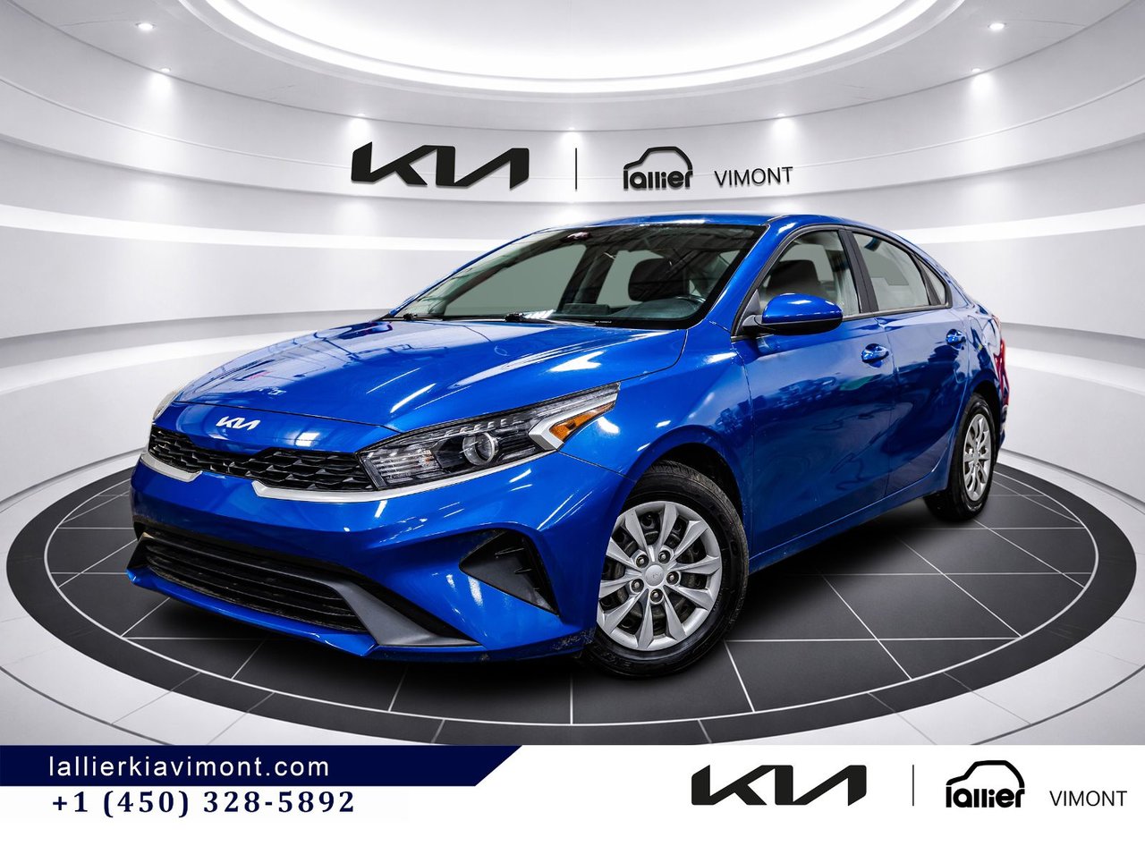 Sporty Blue 2022 Kia Forte Sedan  Manual