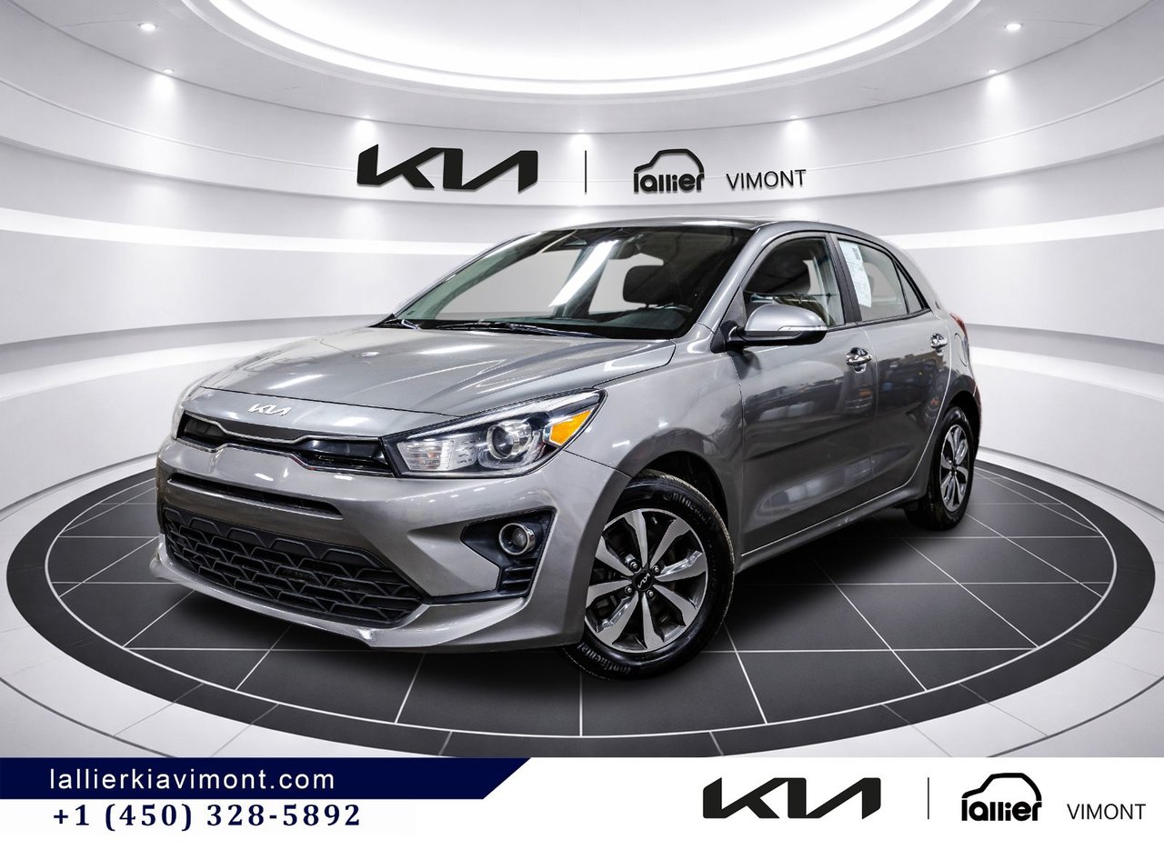Gray 2022 Kia Rio5 Hatchback  Automatic