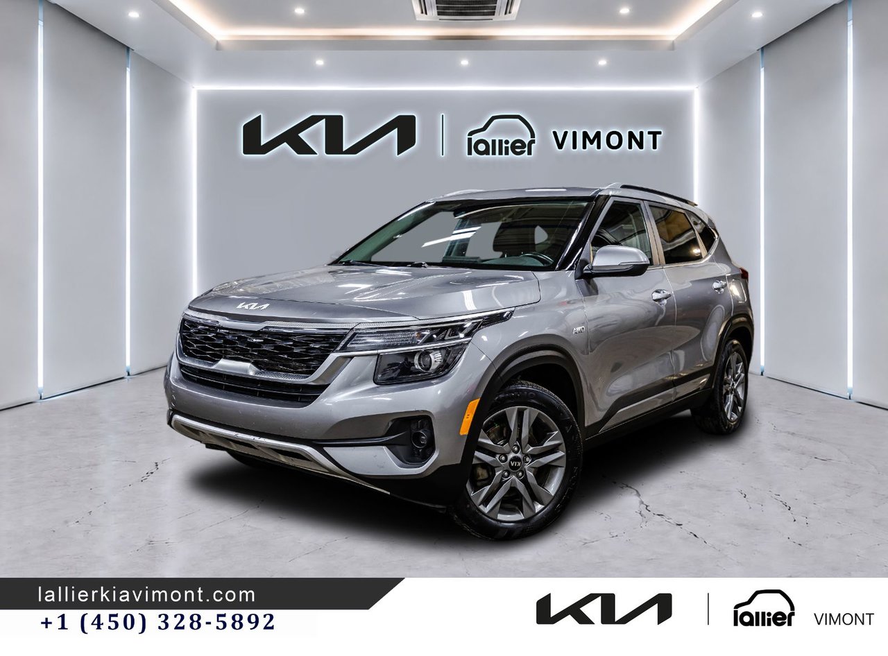 Gray (Steel Grey) 2022 Kia Seltos SUV / Crossover All-Wheel Drive Automatic