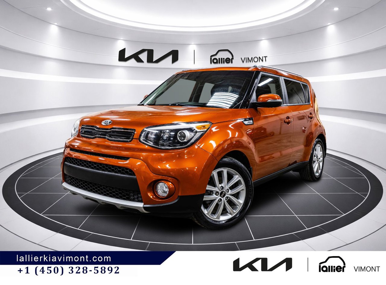 Wild Orange 2018 Kia Soul EX Wagon Automatic