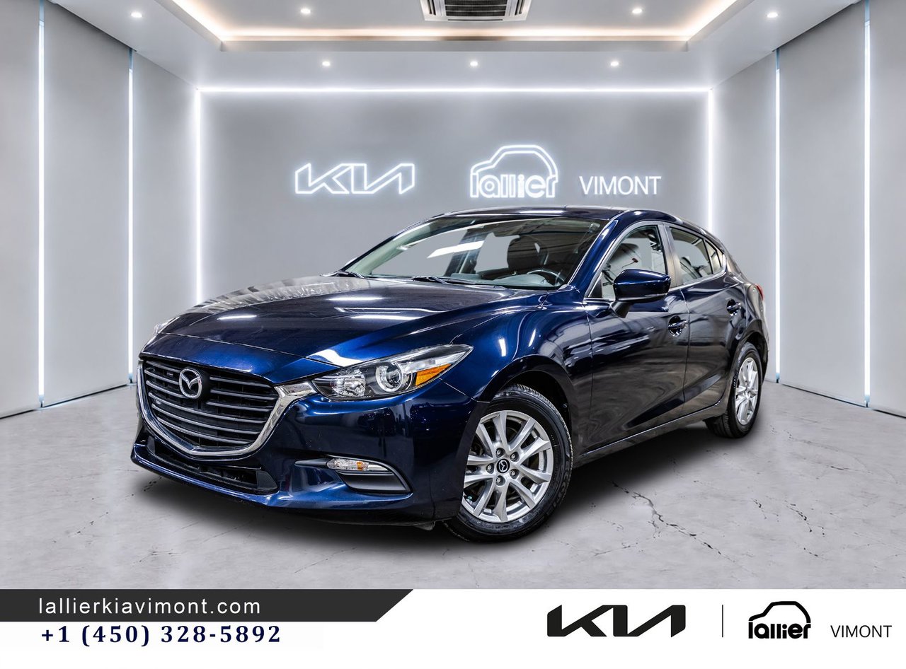 Eternal Blue Mica 2018 Mazda MAZDA3 Sport Hatchback  Automatic