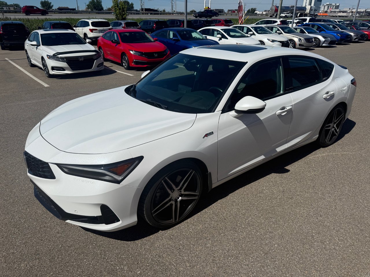 Platinum White Pearl 2023 Acura Integra Hatchback  Continuously Variable Transmission