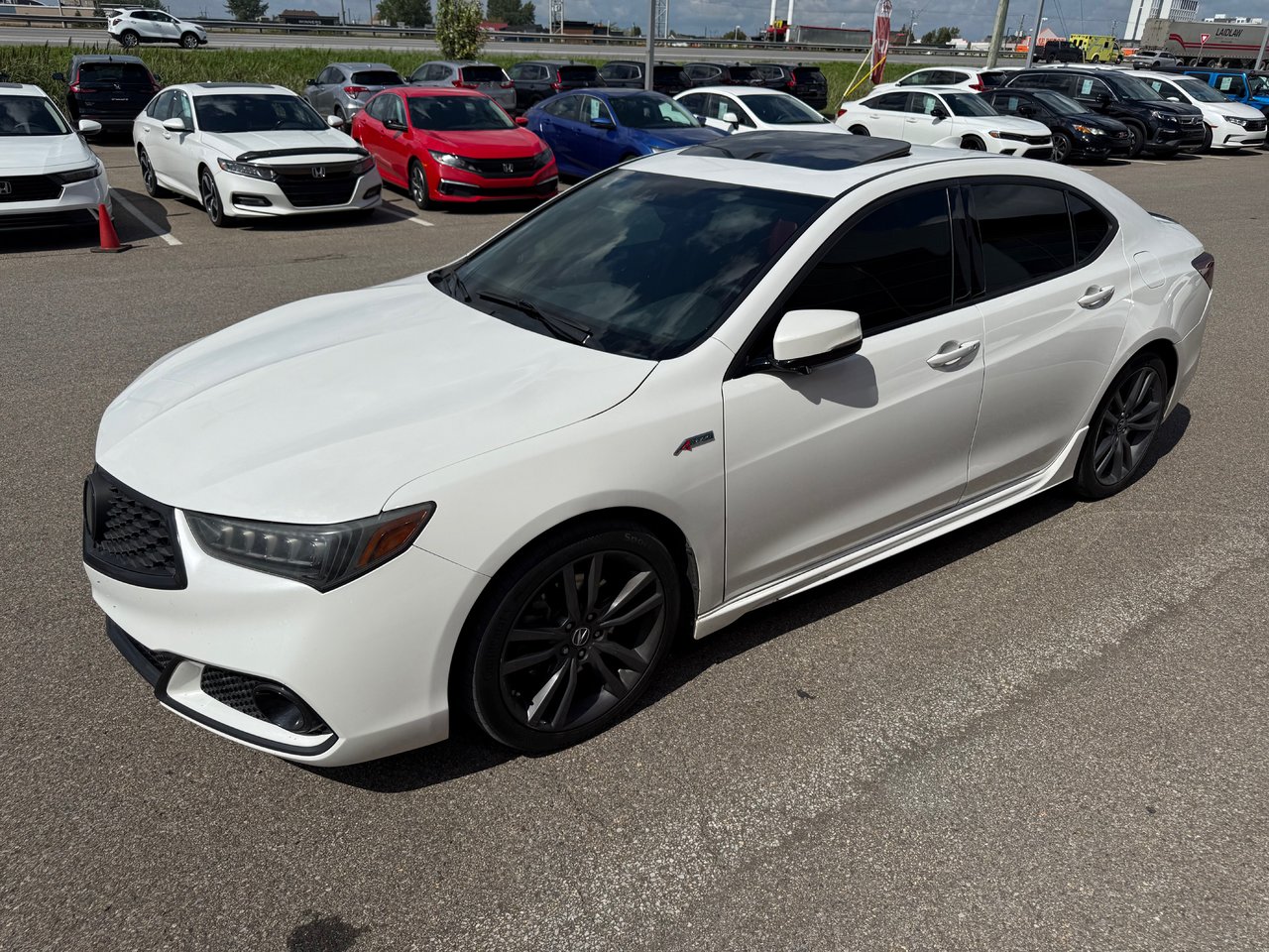 Platinum White Pearl 2020 Acura TLX Sedan Front-Wheel Drive Automatic