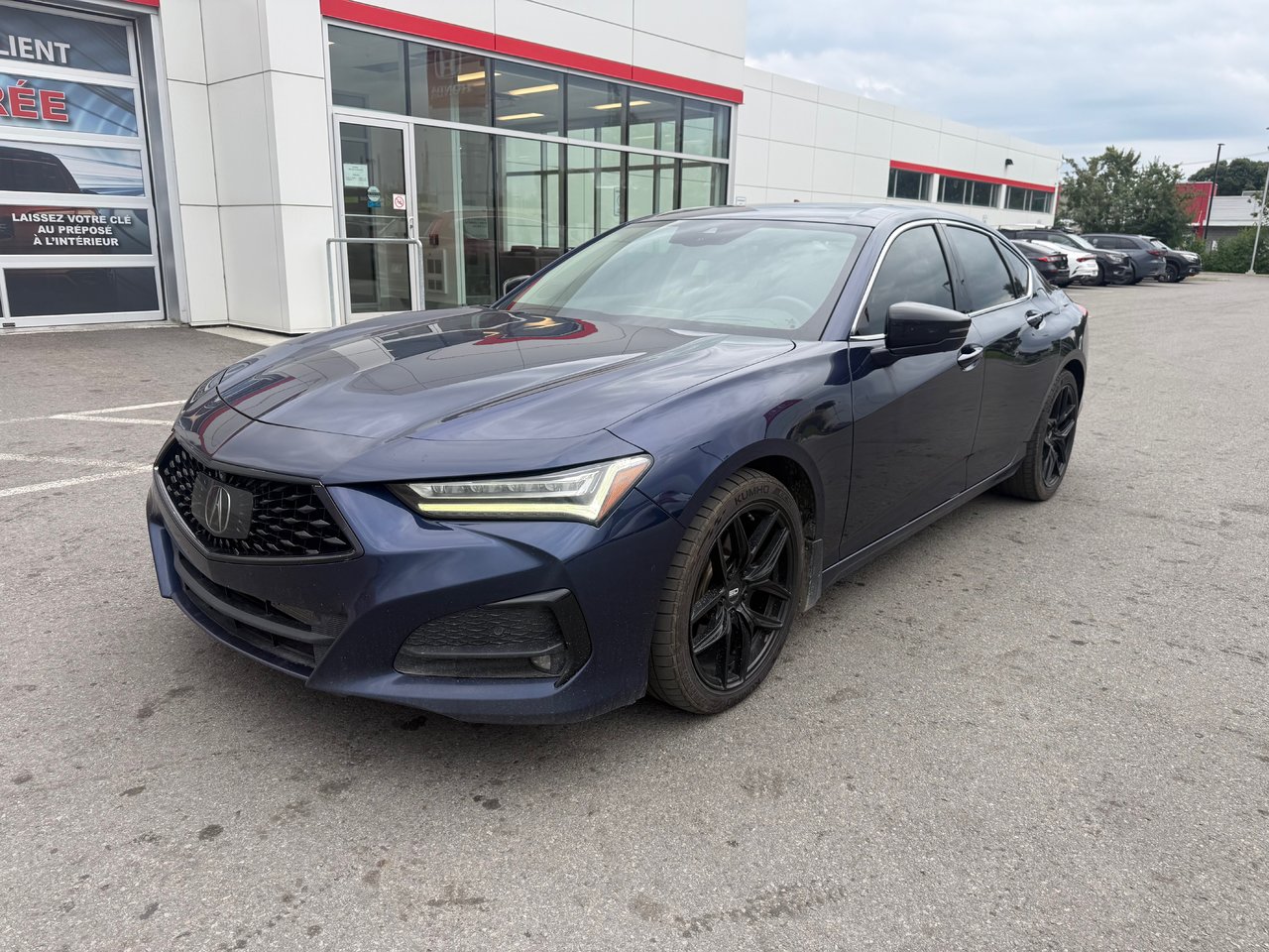 Black (Obsidian Blue Pearl) 2021 Acura TLX Sedan  Automatic
