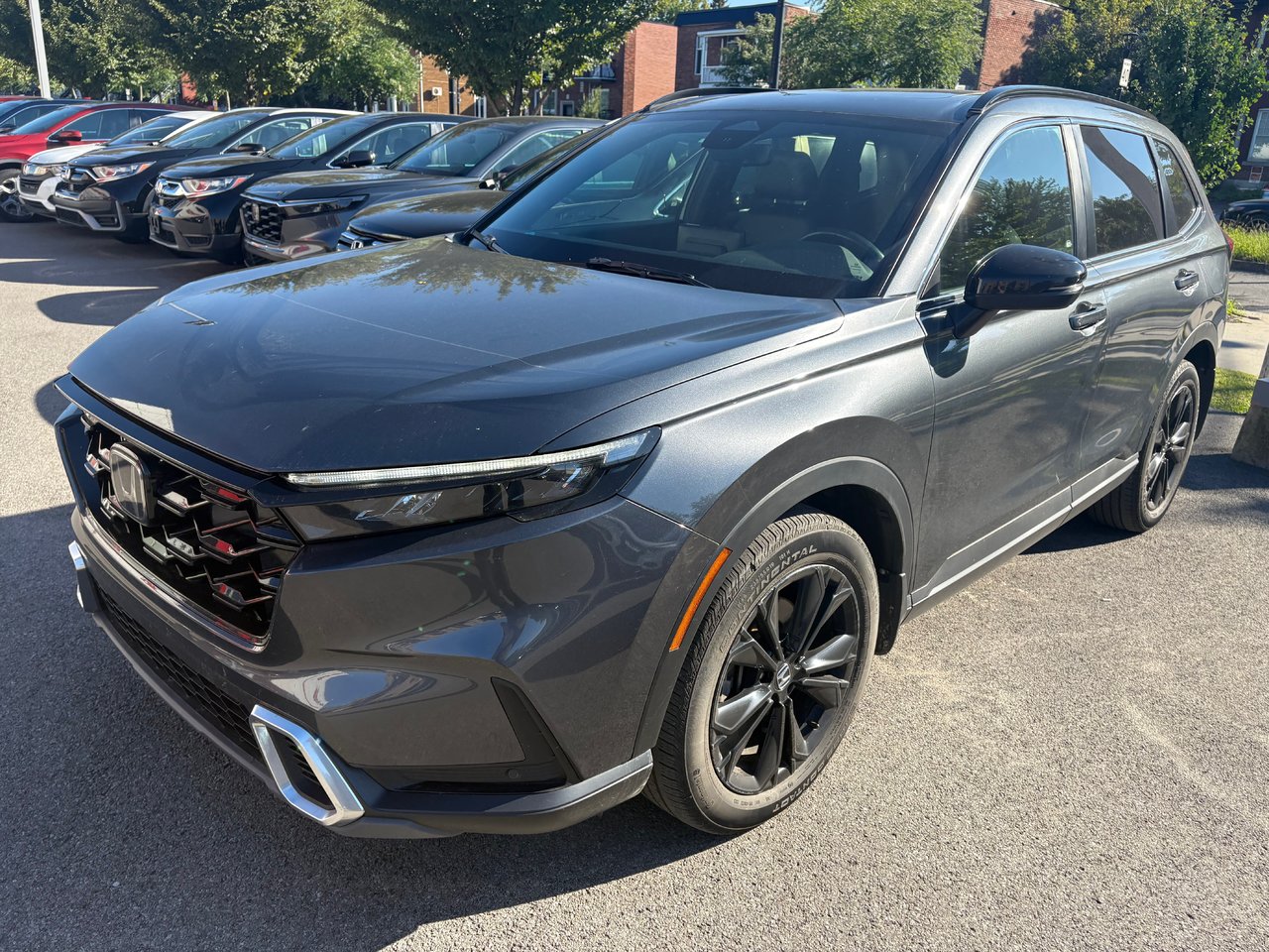 Gray (Meteoroid Grey Metallic) 2024 Honda CR-V Hybrid SUV / Crossover Automatic