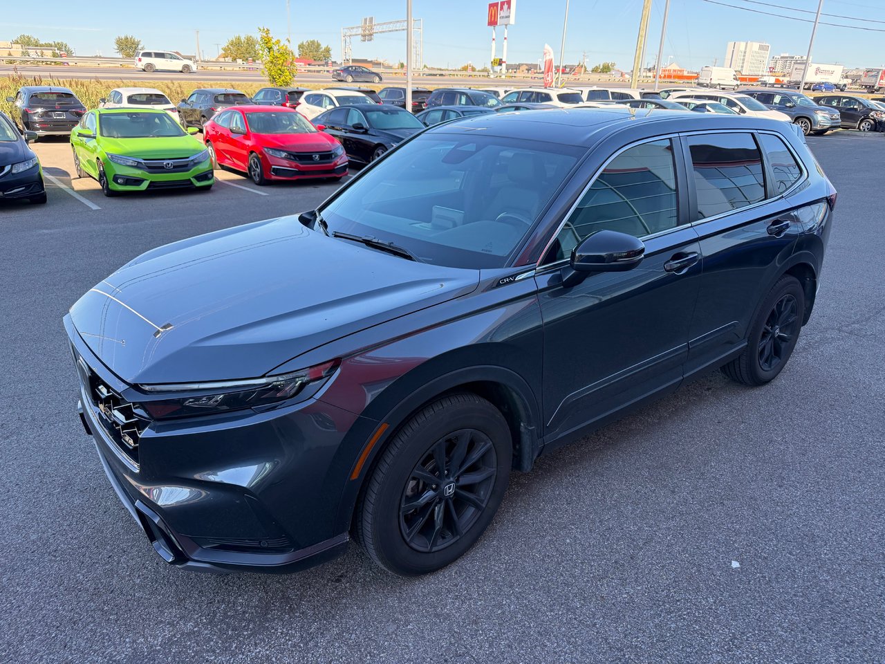 Gray (Meteoroid Grey Metallic) 2024 Honda CR-V Hybrid SUV / Crossover  Continuously Variable Transmission