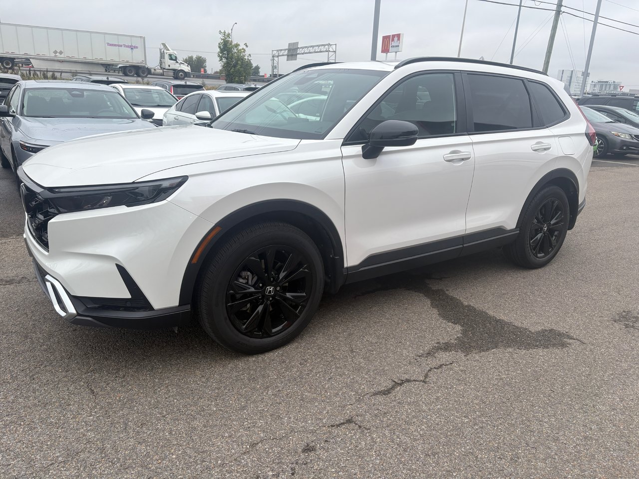 White 2026 Honda CR-V Hybrid SUV / Crossover Continuously Variable Transmission