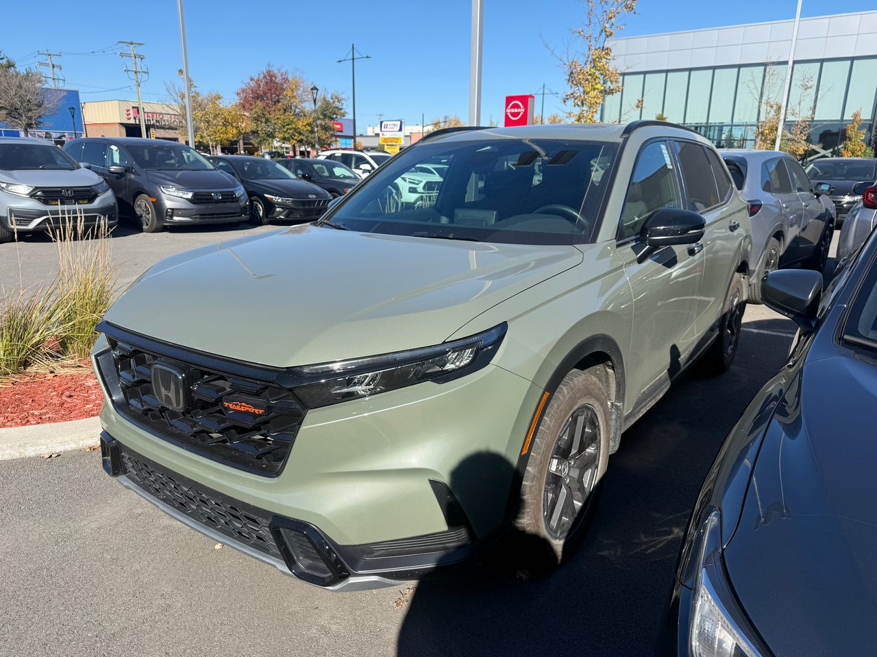 Ash Green Metallic 2026 Honda CR-V Hybrid SUV / Crossover All-Wheel Drive Continuously Variable Transmission