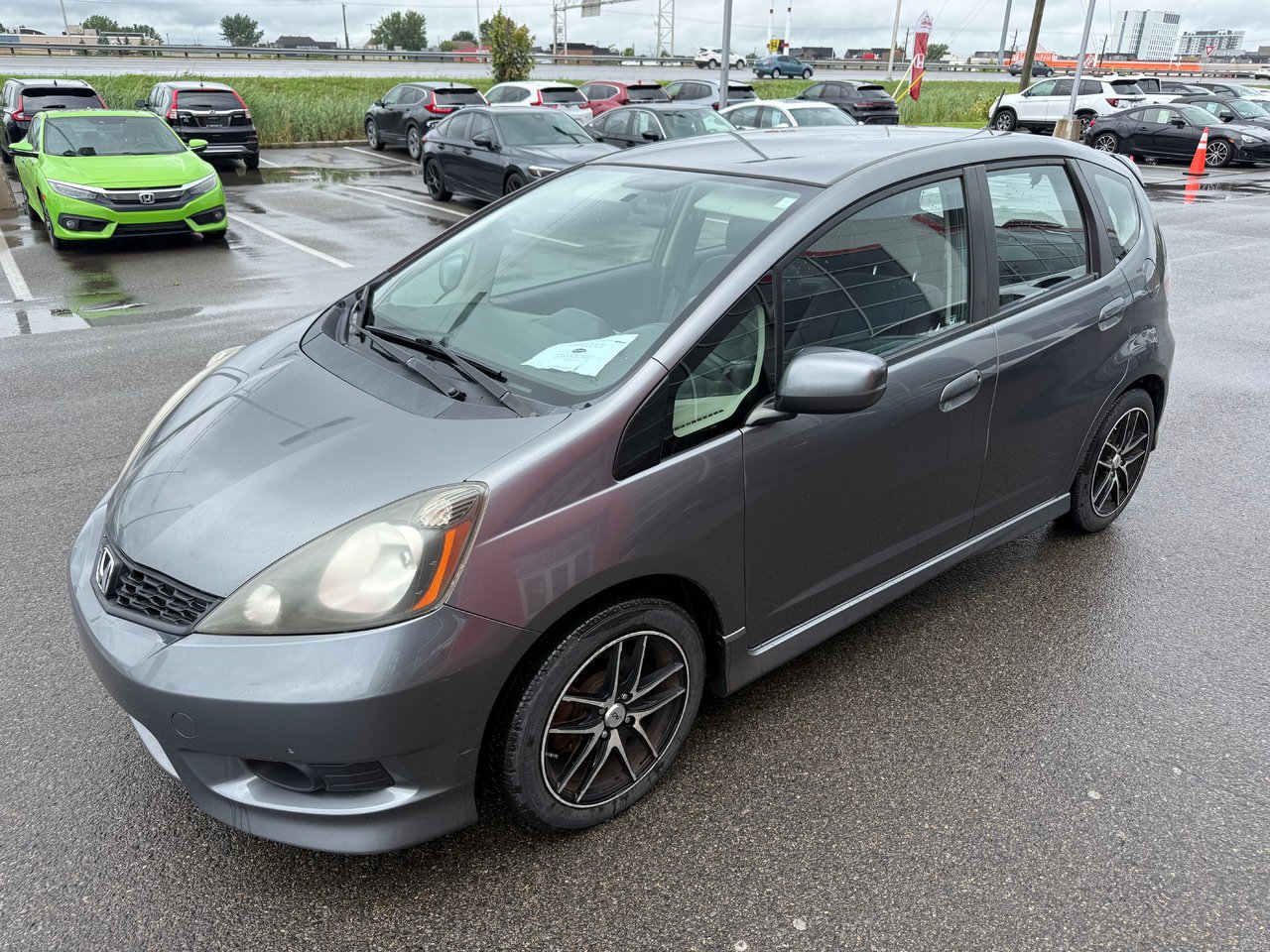 Polished Metal Metallic 2013 Honda Fit Hatchback Front-Wheel Drive Automatic