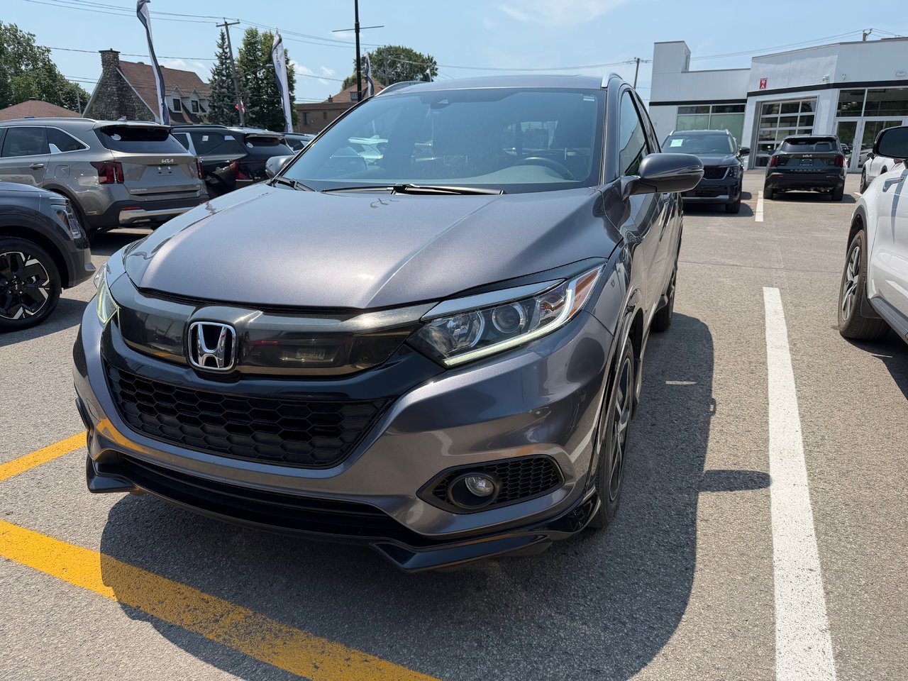 Gray 2022 Honda HR-V SUV / Crossover All-Wheel Drive Automatic