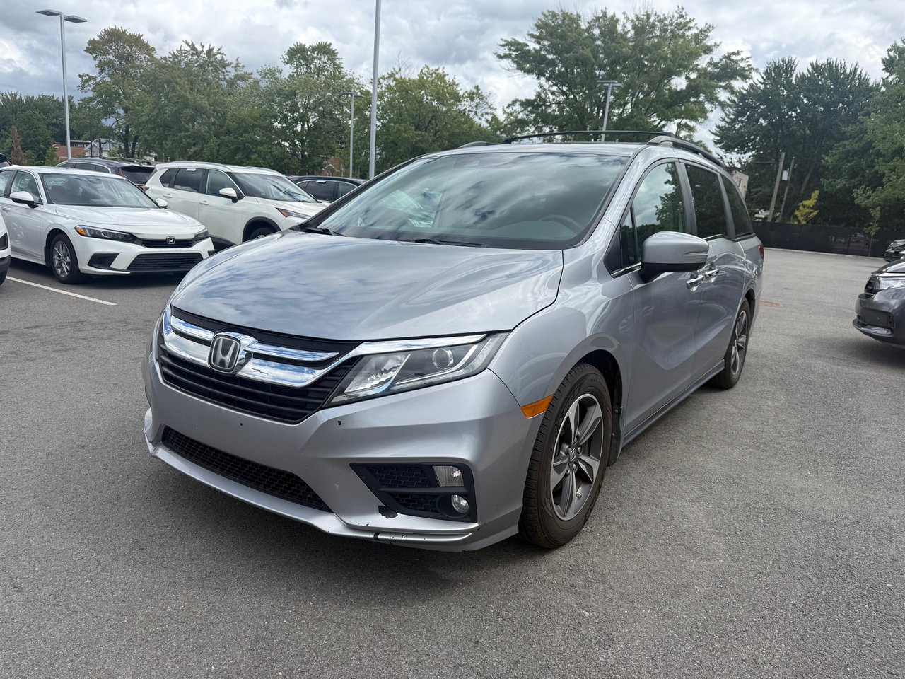 Lunar Silver Metallic 2020 Honda Odyssey Minivan Front-Wheel Drive Automatic