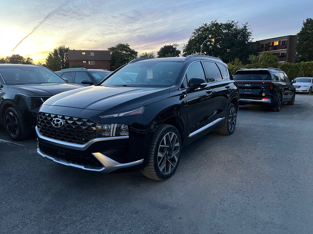 Twilight Black 2022 Hyundai Santa Fe SUV / Crossover Automatic