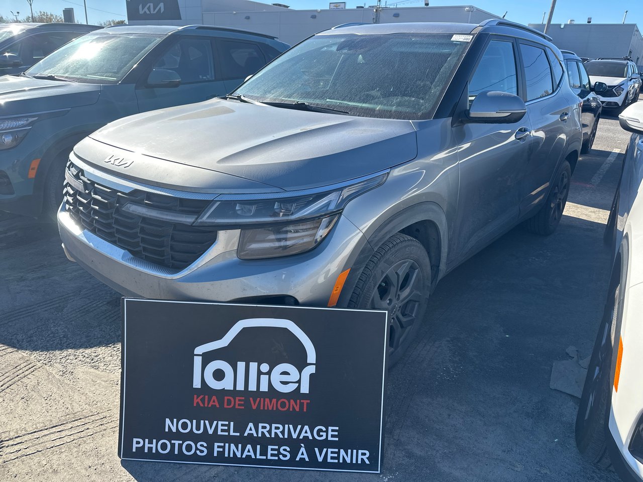 Gray (Steel Grey) 2024 Kia Seltos SUV / Crossover All-Wheel Drive Automatic