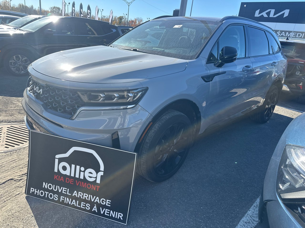 Gray (Wolf Grey) 2023 Kia Sorento SUV / Crossover All-Wheel Drive Automatic