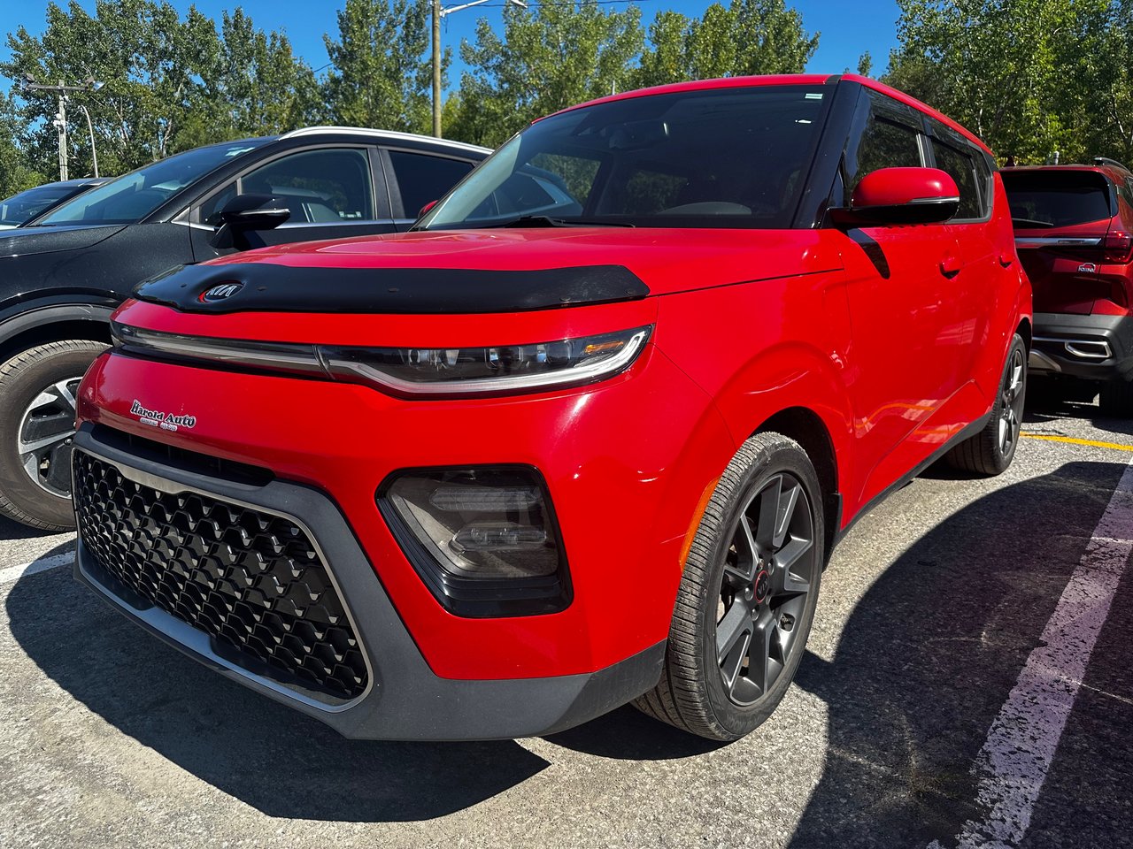 Red 2020 Kia Soul Wagon  Automatic