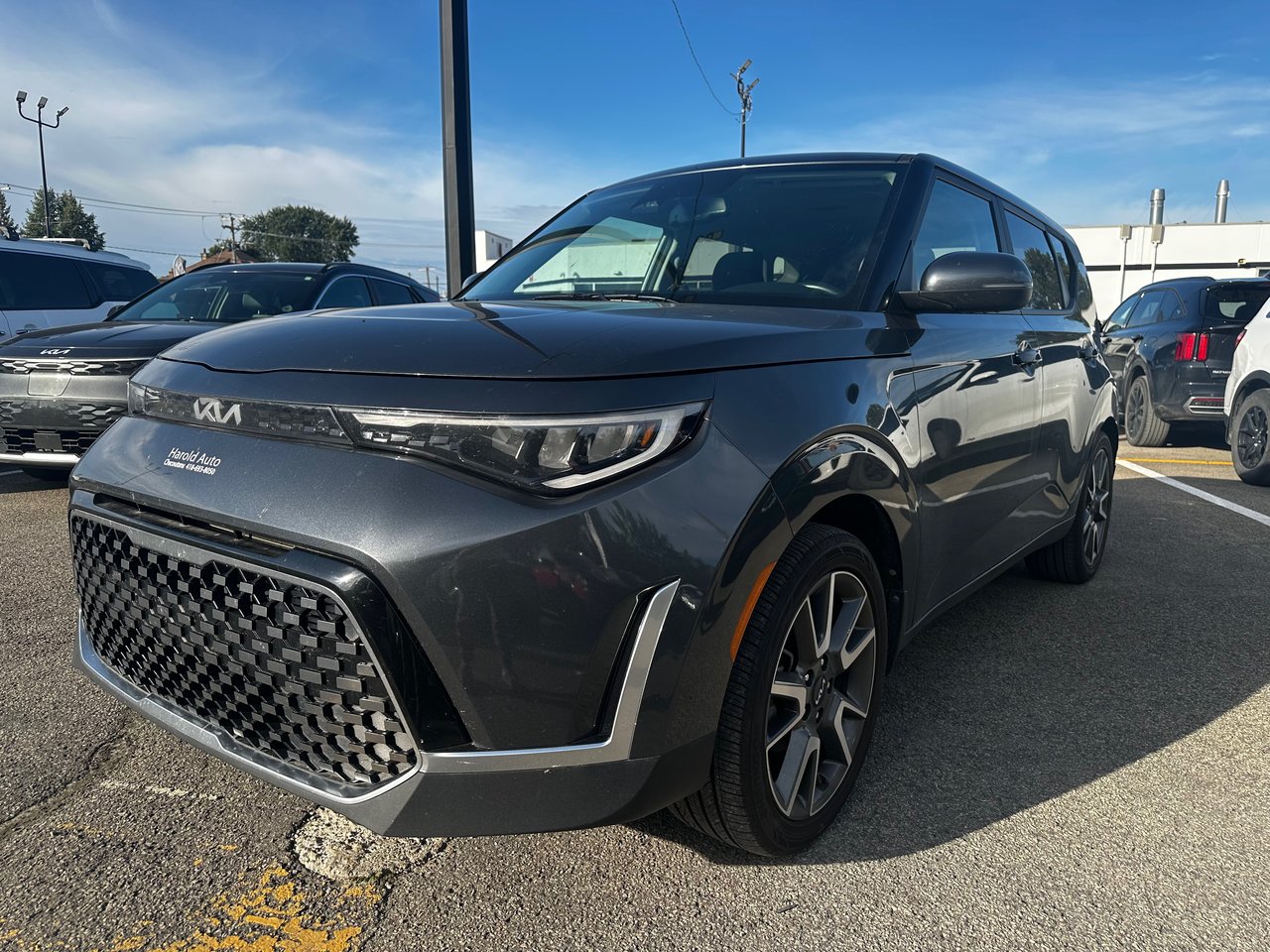 Gray 2023 Kia Soul SUV / Crossover Front-Wheel Drive Automatic