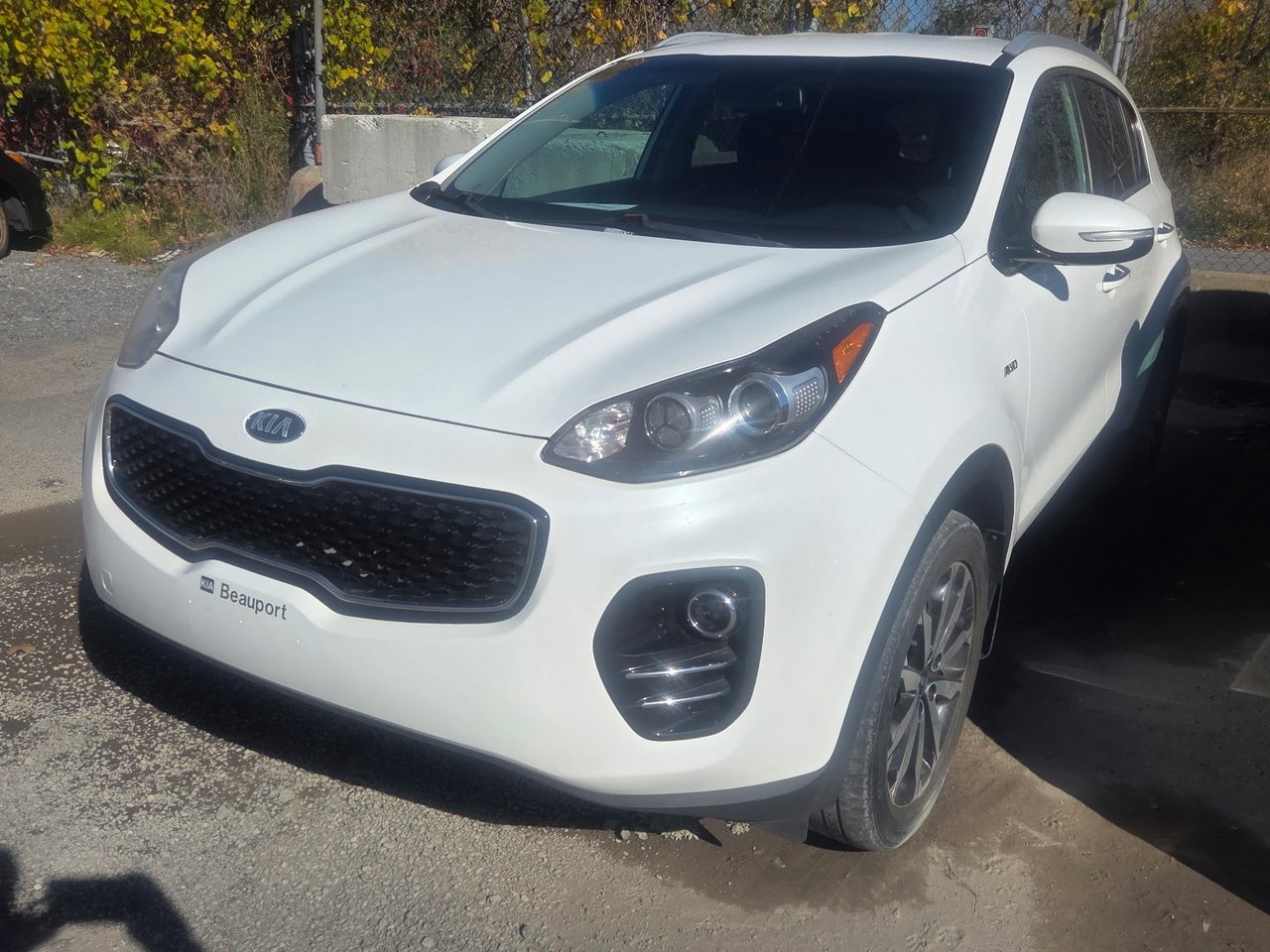 White 2018 Kia Sportage SUV / Crossover All-Wheel Drive Automatic