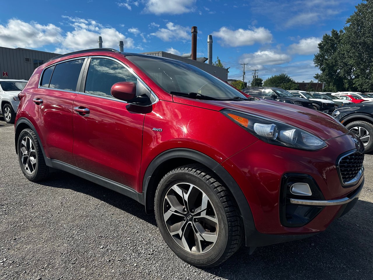 Red 2020 Kia Sportage SUV / Crossover All-Wheel Drive Automatic