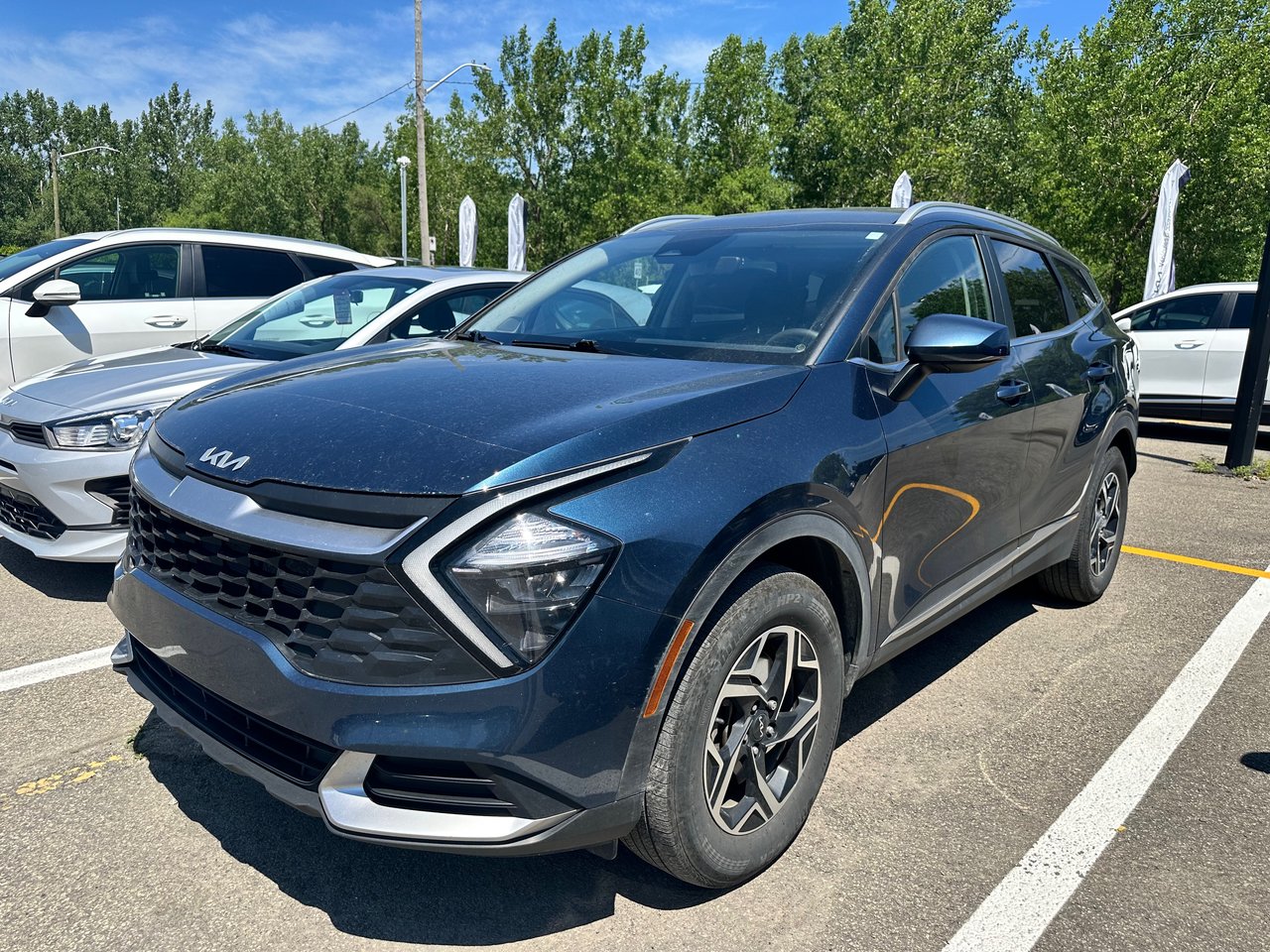 Blue 2024 Kia Sportage SUV / Crossover All-Wheel Drive Automatic