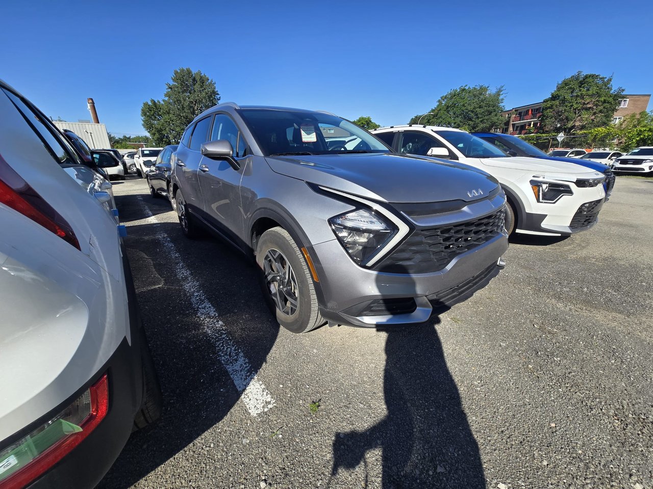 Gray (Steel Grey) 2024 Kia Sportage SUV / Crossover All-Wheel Drive Automatic