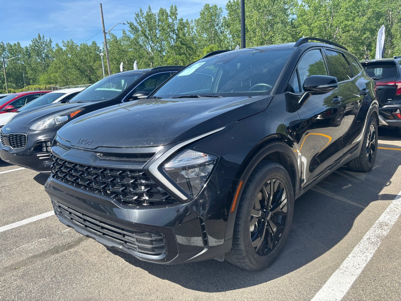 Fusion Black 2025 Kia Sportage X-Line AWD SUV / Crossover All-Wheel Drive Automatic