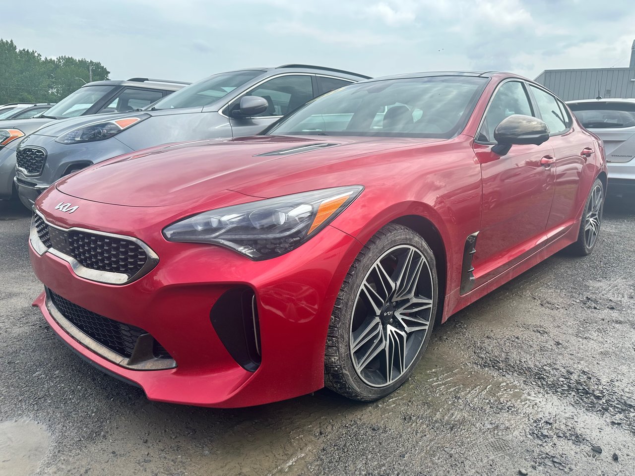 Red 2022 Kia Stinger Sedan Automatic