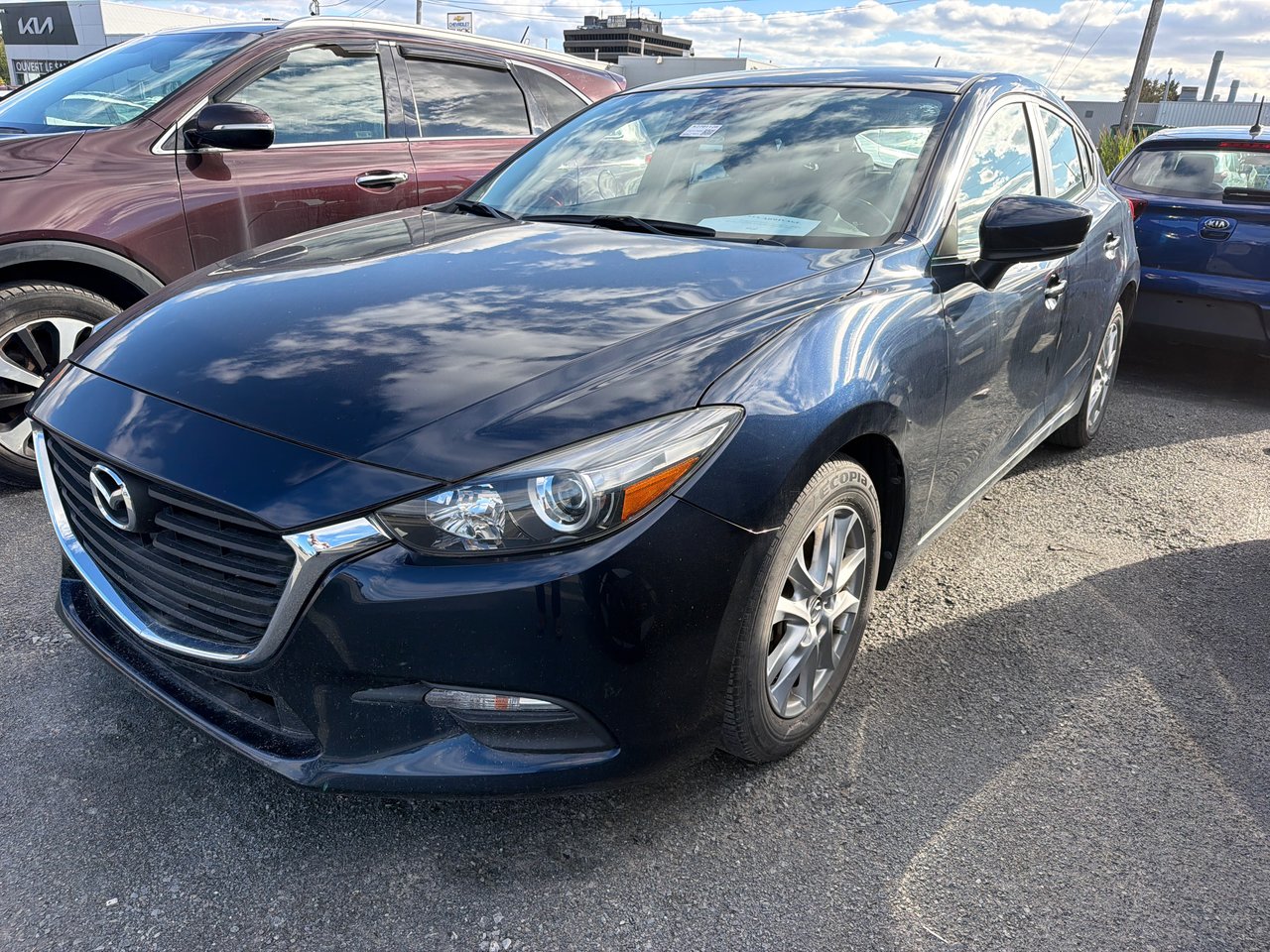 Eternal Blue Mica 2018 Mazda MAZDA3 Sport Hatchback  Automatic