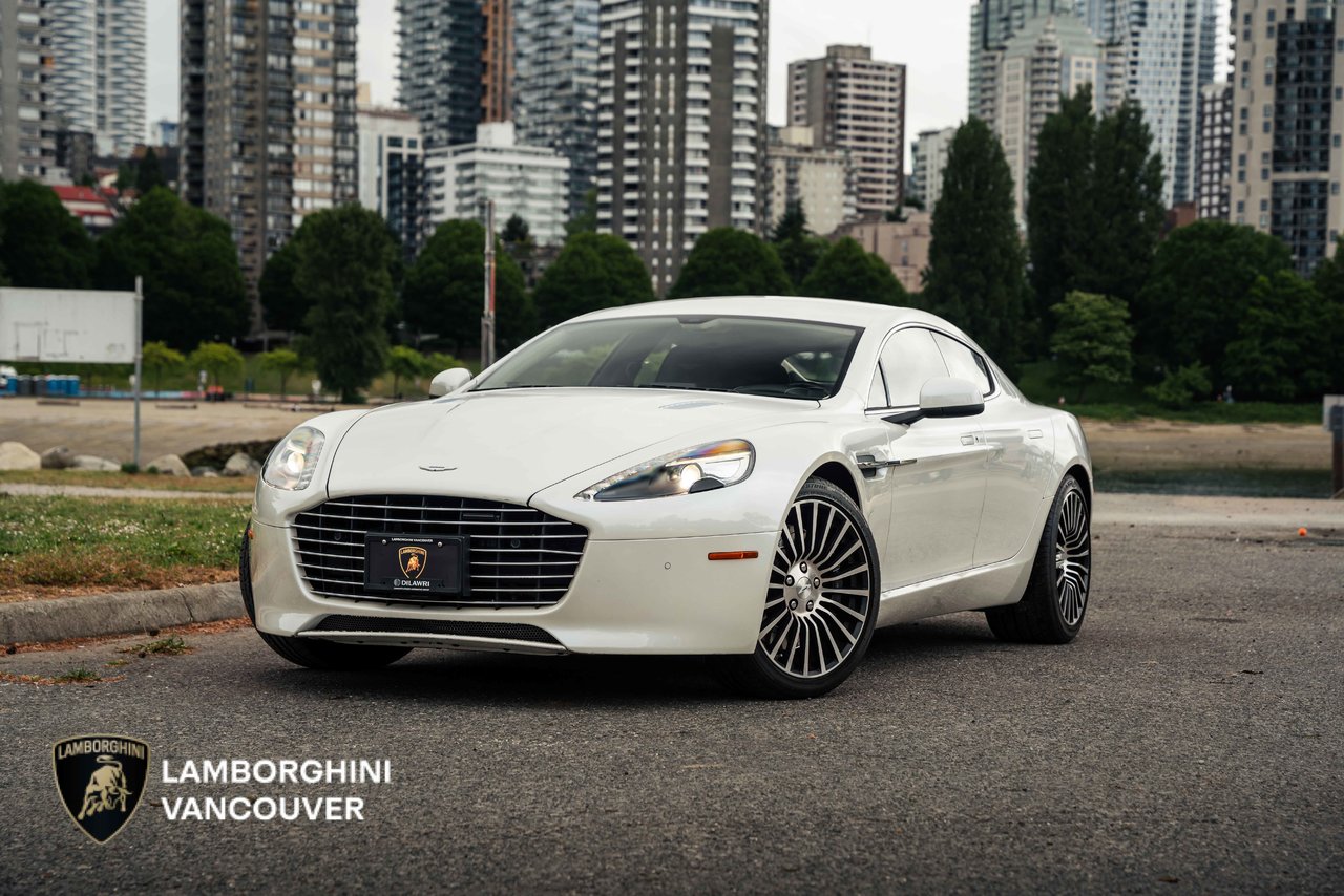 White 2014 Aston Martin Rapide S RWD Sedan Rear-Wheel Drive Automatic