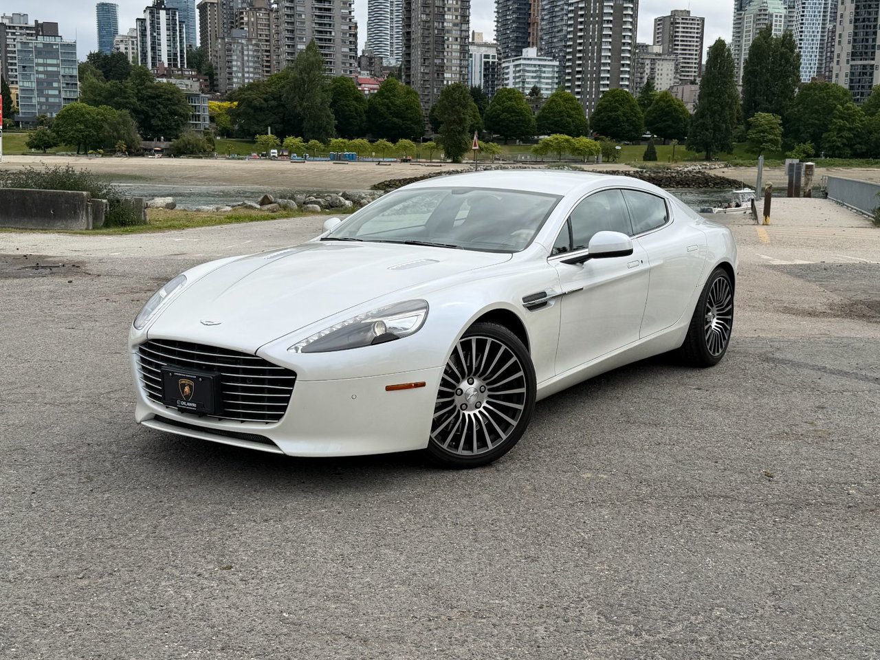 White 2014 Aston Martin Rapide S RWD Sedan Rear-Wheel Drive Automatic