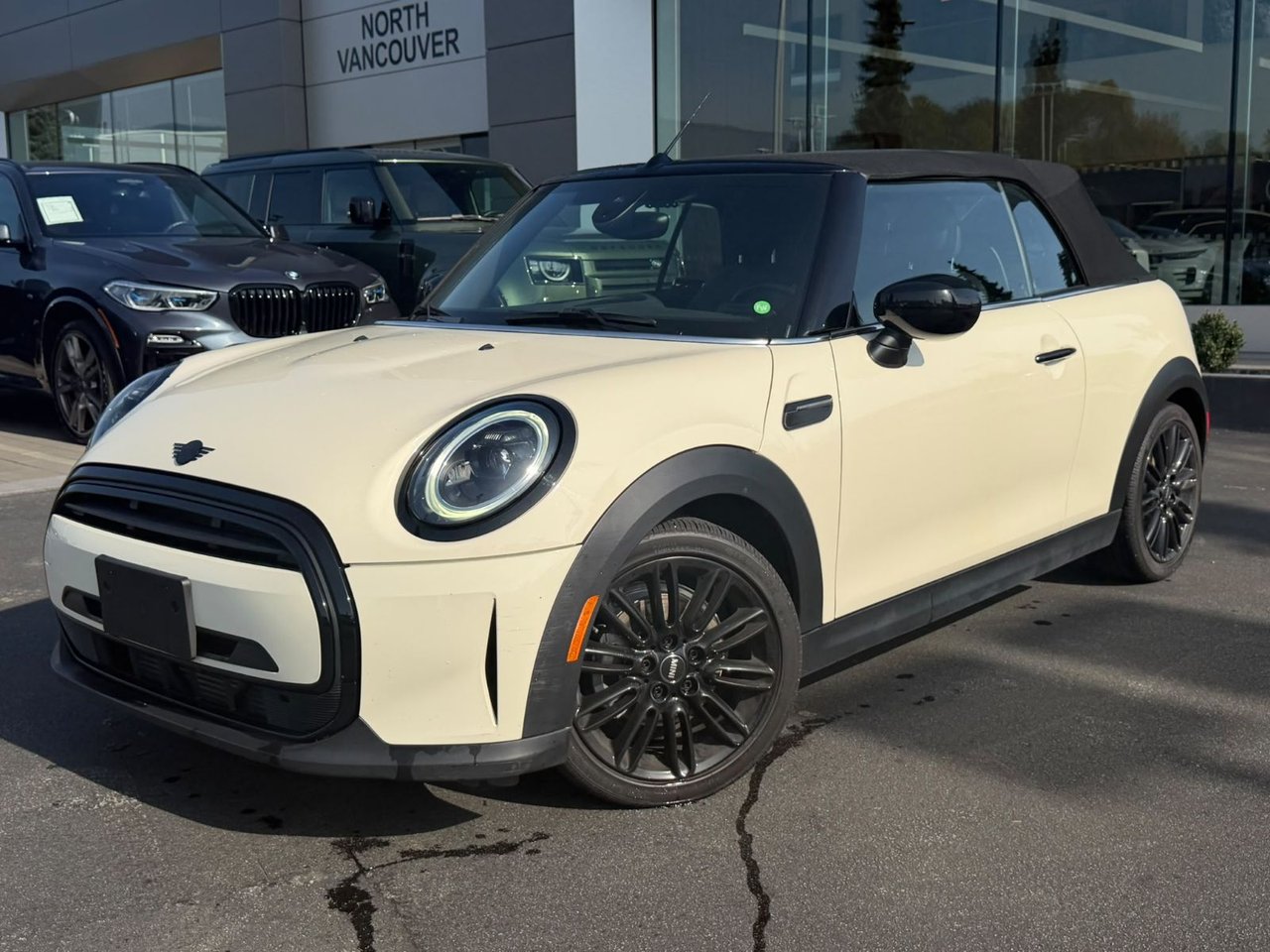 White 2022 MINI Cooper Convertible Front-Wheel Drive 